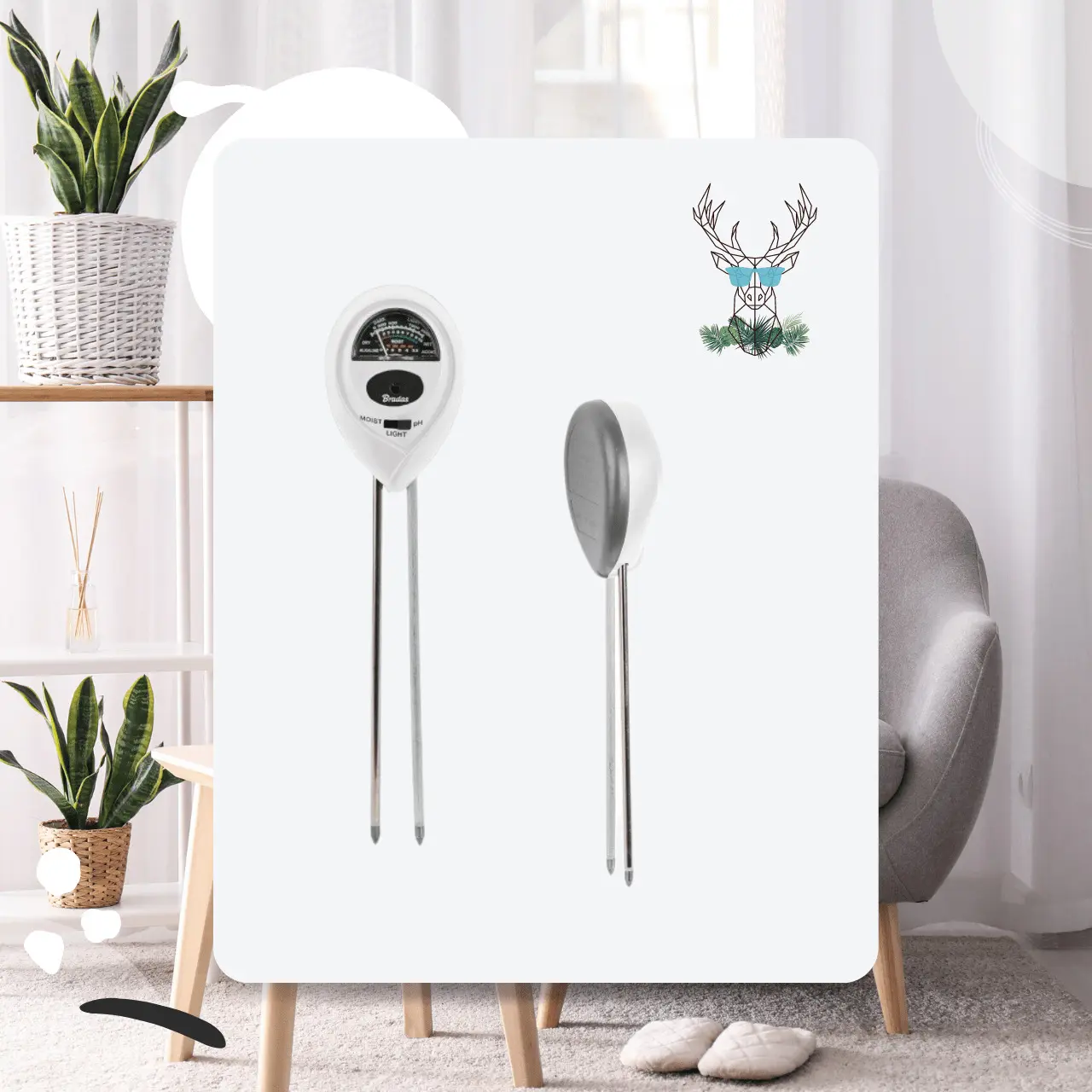 Miernik wilgotności podłoża 3w1